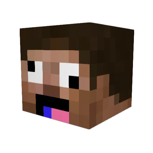 zandok70 Minecraft avatar head, 3D render
