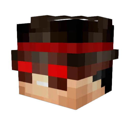 zane49er Minecraft avatar head, 3D render