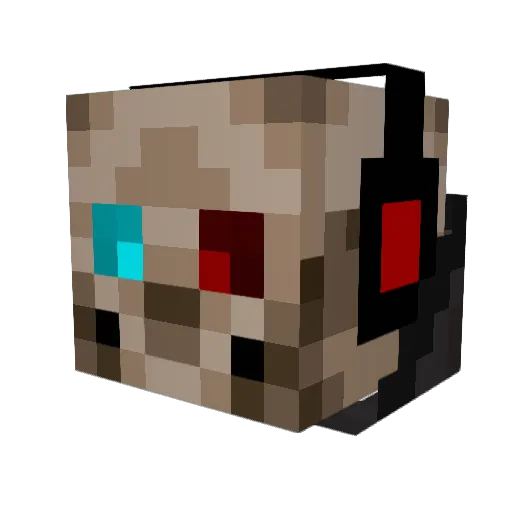 zane9xy Minecraft avatar head, 3D render