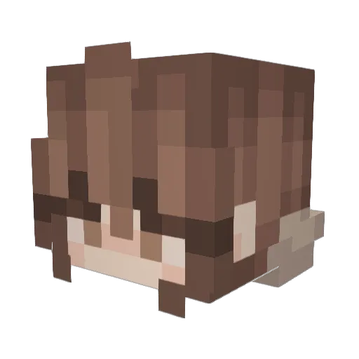 zanen10 Minecraft avatar head, 3D render