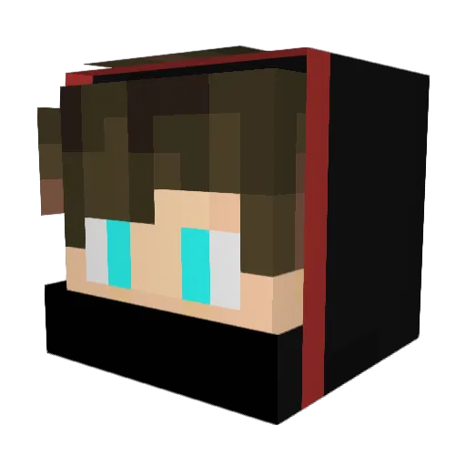 zanerath Minecraft avatar head, 3D render