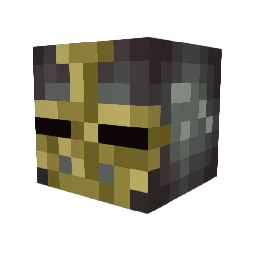 zanrin Minecraft avatar head, 3D render