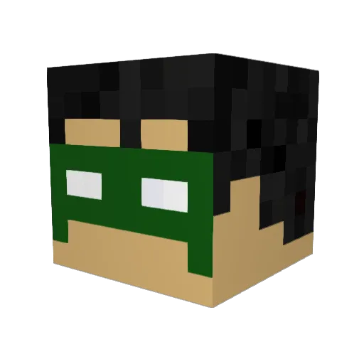 zant98 Minecraft avatar head, 3D render