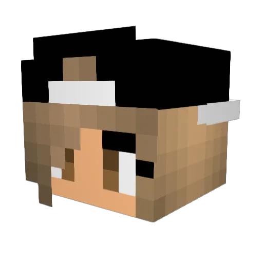 zantekatz Minecraft avatar head, 3D render