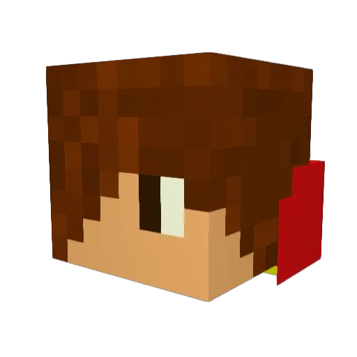 zanto29 Minecraft avatar head, 3D render