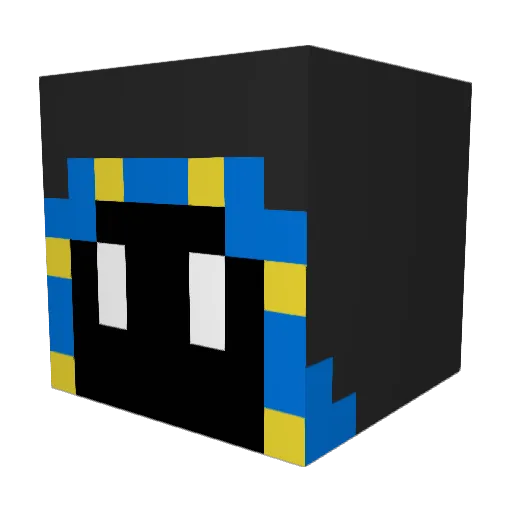 zanto8008 Minecraft avatar head, 3D render