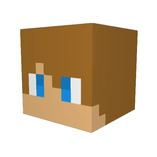 zap42 Minecraft avatar head, 3D render
