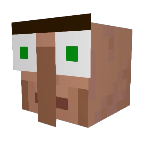 zap7400 Minecraft avatar head, 3D render