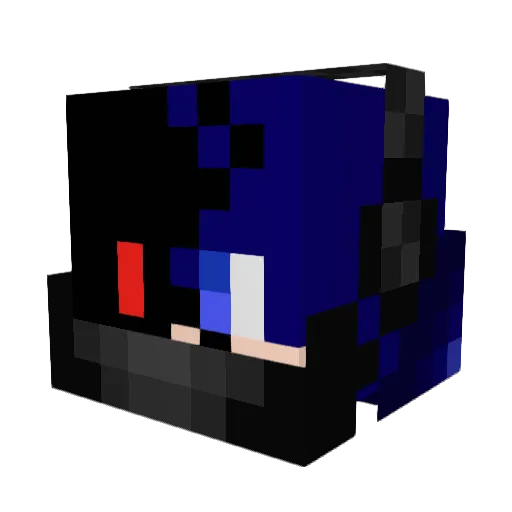 zappe44 Minecraft avatar head, 3D render