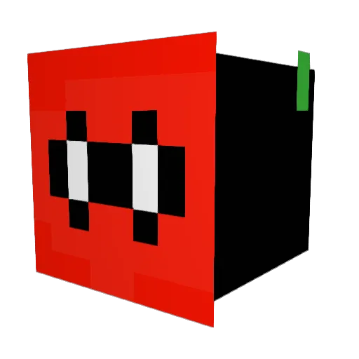 zapper21 Minecraft avatar head, 3D render