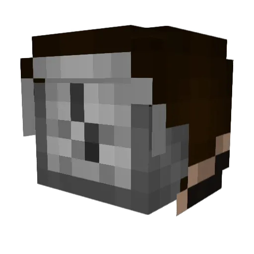zappothefappo Minecraft avatar head, 3D render