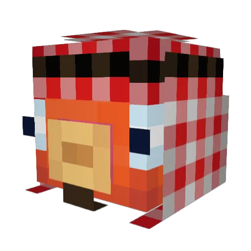 zapson2 Minecraft avatar head, 3D render