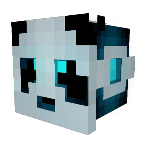 zapter75 Minecraft avatar head, 3D render