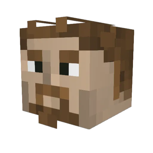 zaro673 Minecraft avatar head, 3D render