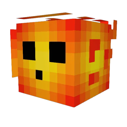 zarpuzzle Minecraft avatar head, 3D render