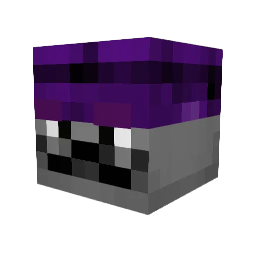 zarrtek Minecraft avatar head, 3D render