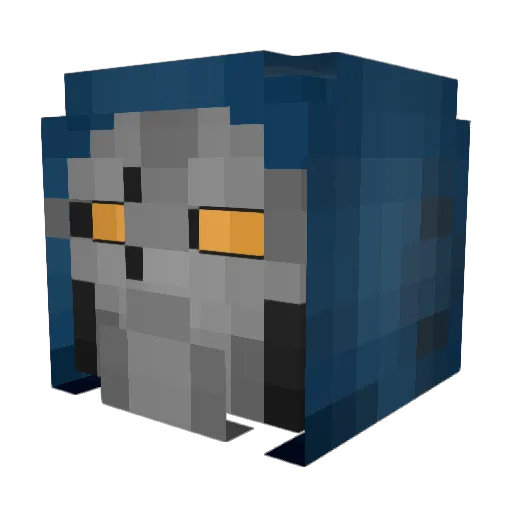 zarthax Minecraft avatar head, 3D render