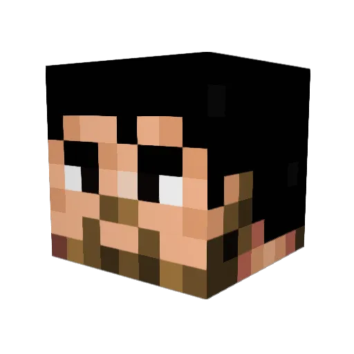 zartigas Minecraft avatar head, 3D render