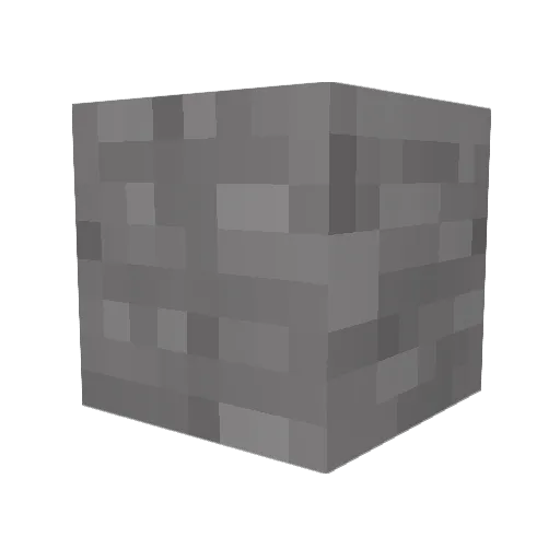 zasetu Minecraft avatar head, 3D render