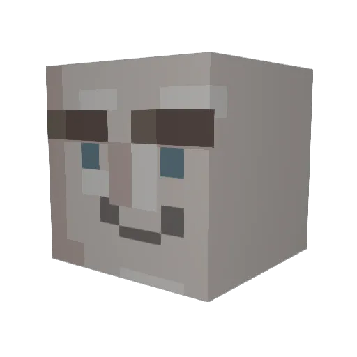 zastrrophe12 Minecraft avatar head, 3D render