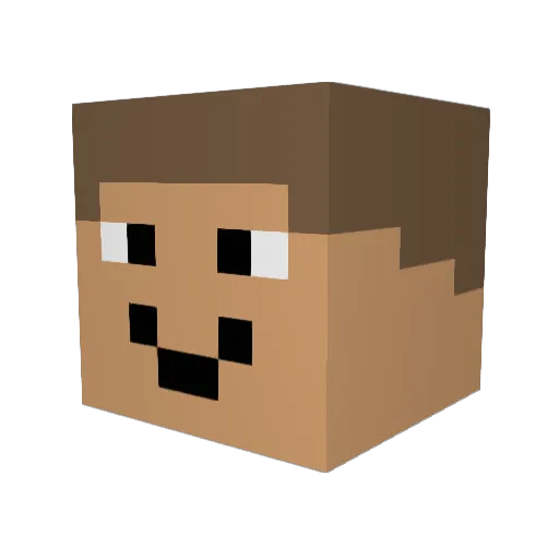 zatrap1 Minecraft avatar head, 3D render