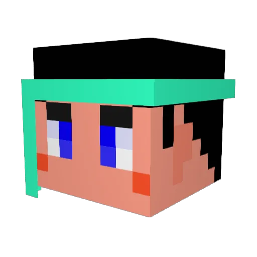 zaurus226 Minecraft avatar head, 3D render