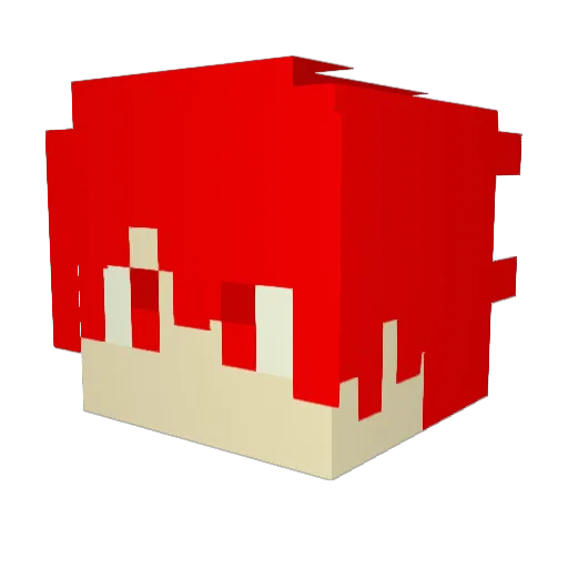 zav5943 Minecraft avatar head, 3D render