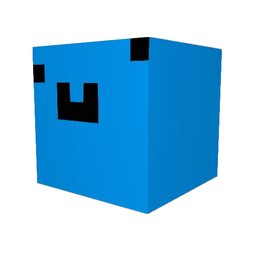 zavafraz Minecraft avatar head, 3D render