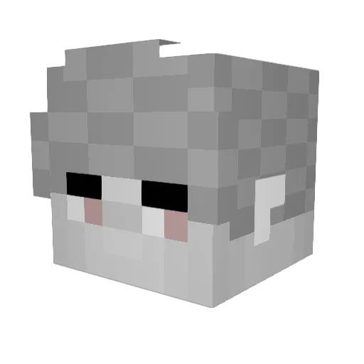 zavee69 Minecraft avatar head, 3D render