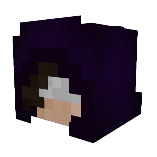 zawmbeexz Minecraft avatar head, 3D render