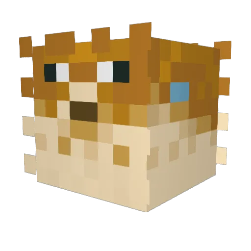 zaxpowerTV Minecraft avatar head, 3D render