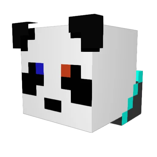 zayherrera Minecraft avatar head, 3D render