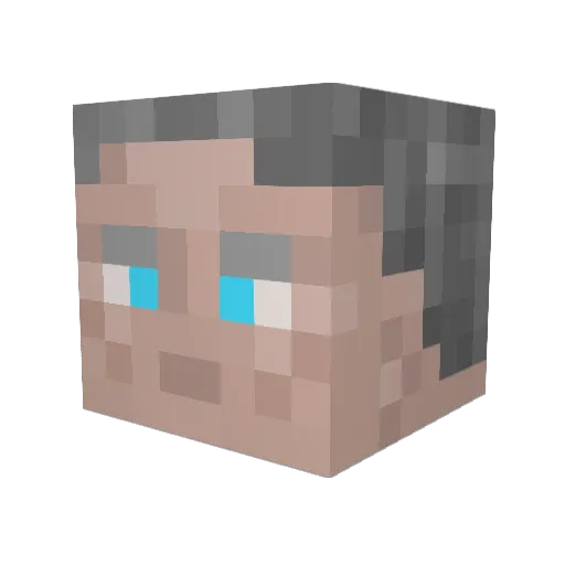 zayl777 Minecraft avatar head, 3D render