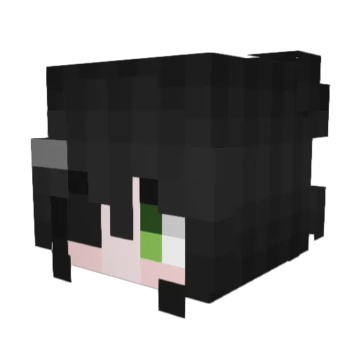 zayro07 Minecraft avatar head, 3D render