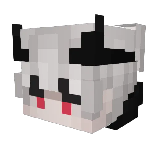 zayyapone Minecraft avatar head, 3D render