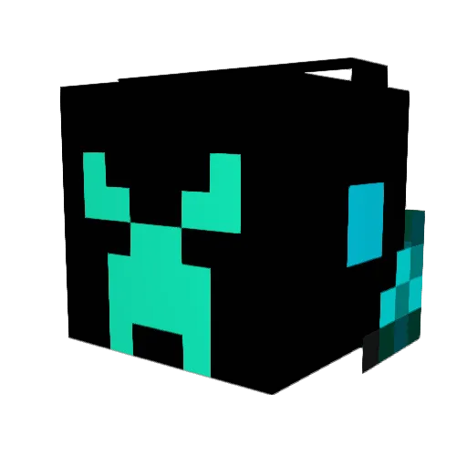 zazalilasianbb Minecraft avatar head, 3D render