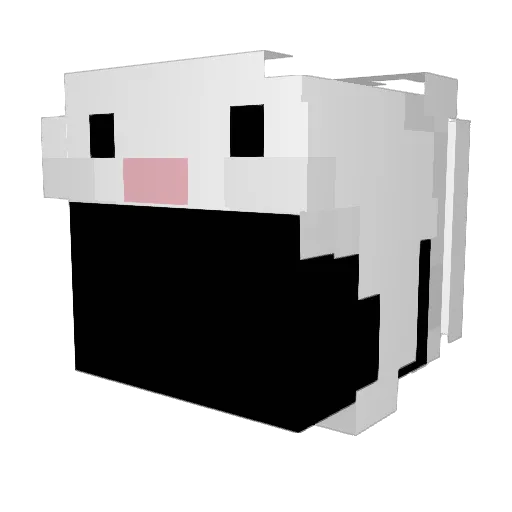 zazauser321 Minecraft avatar head, 3D render