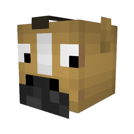 zazzi22 Minecraft avatar head, 3D render