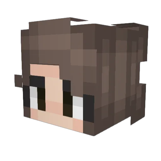 zb68 Minecraft avatar head, 3D render