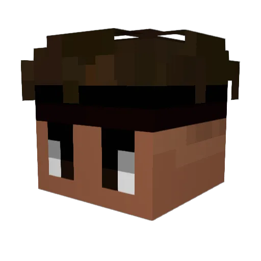 zbar22 Minecraft avatar head, 3D render