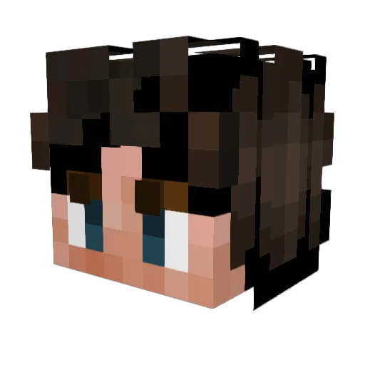 zbdiamond Minecraft avatar head, 3D render
