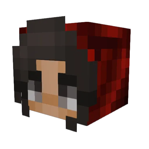 zbgus Minecraft avatar head, 3D render