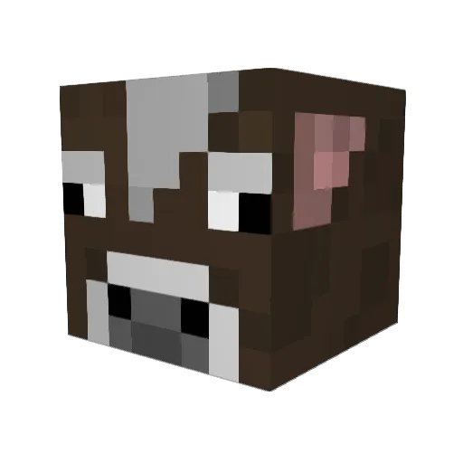 zbluue1316 Minecraft avatar head, 3D render