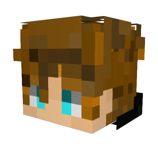 zbodz Minecraft avatar head, 3D render