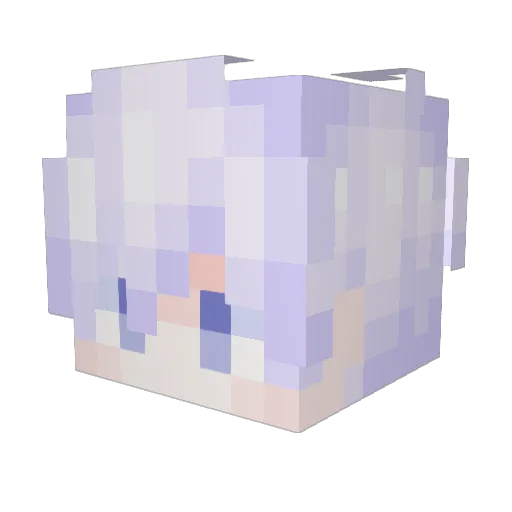 zbsid Minecraft avatar head, 3D render