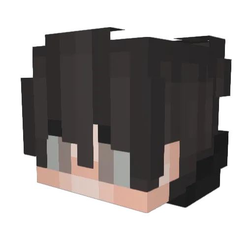 zcampos Minecraft avatar head, 3D render