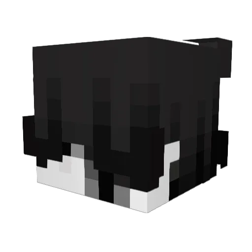 zcrxm Minecraft avatar head, 3D render