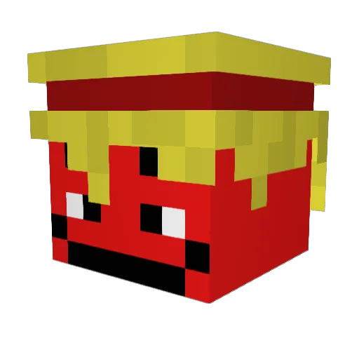 Minecraft-Avatar von zd3lkiw: Kopf als 3D-Render