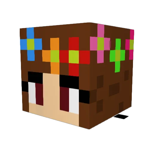 zdenikpnik Minecraft avatar head, 3D render
