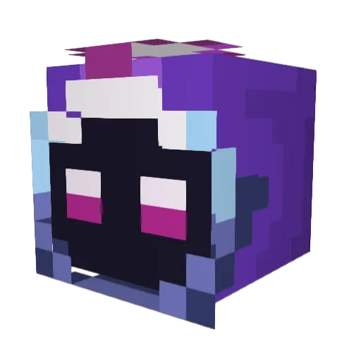 ze_ith Minecraft avatar head, 3D render